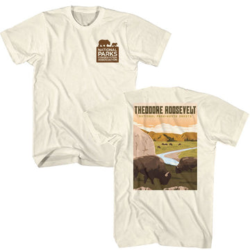 NATIONAL PARKS NPCA THEODORE ROOSEVELT PARK ***F&B*** S T-Shirt in Natural