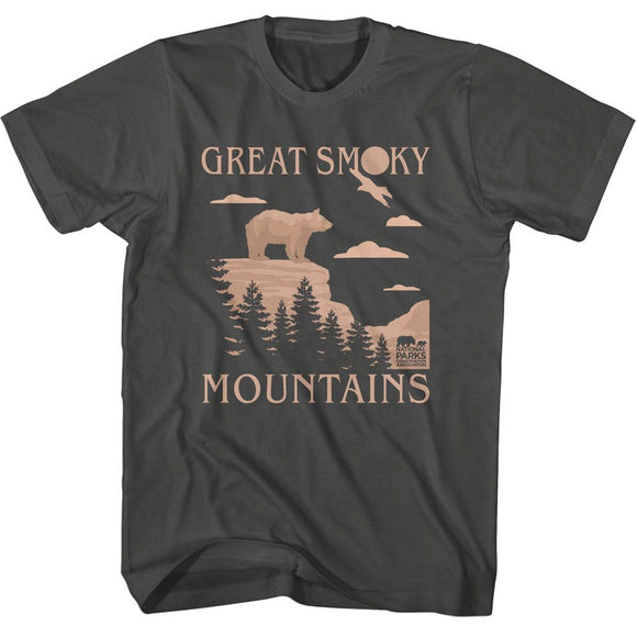 NATIONAL PARKS NPCA GREAT SMOKY MOUNTAINS S T-Shirt in Smoke
