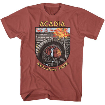 NATIONAL PARKS NPCA ACADIA S T-Shirt in Terracotta