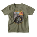 NATIONAL PARKS NPCA ACADIA YOUTH XS 5 6 T-Shirt in Military Green Heather