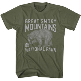 NATIONAL PARKS NPCA SMNP 1940 S T-Shirt in Military Green