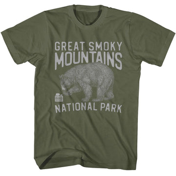 NATIONAL PARKS NPCA SMNP 1940 S T-Shirt in Military Green