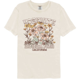 NATIONAL PARKS NPCA YOSEMITE FLORAL COMFORT COLOR S T-Shirt in Ivory
