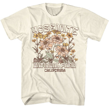 NATIONAL PARKS NPCA YOSEMITE FLORAL S T-Shirt in Natural