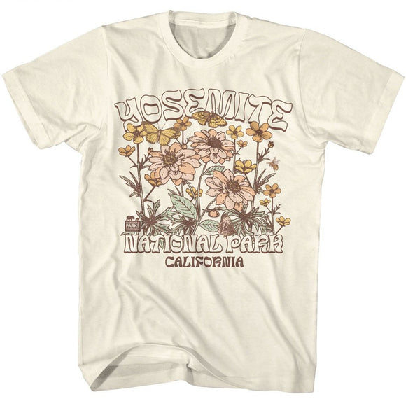 NATIONAL PARKS NPCA YOSEMITE FLORAL S T-Shirt in Natural