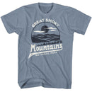 NATIONAL PARKS NPCA SMOKY MTN TWO TONE S T-Shirt in Indigo Heather