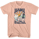 NATIONAL PARKS ACADIA ACADIA COLORFUL SUN S T-Shirt in Peach