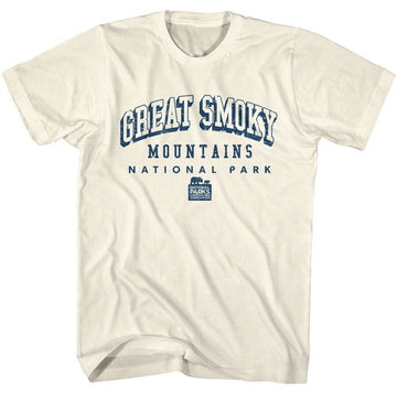 NATIONAL PARKS NPCA SMOKY MTN COLLEGIATE S T-Shirt in Natural