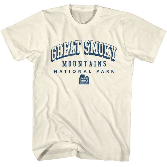 NATIONAL PARKS NPCA SMOKY MTN COLLEGIATE S T-Shirt in Natural