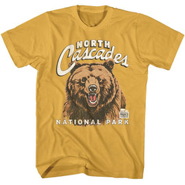 NATIONAL PARKS NPCA NORTH CASCADES NP GRIZZLY S T-Shirt in Ginger