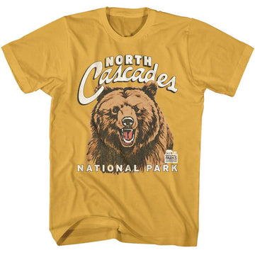NATIONAL PARKS NPCA NORTH CASCADES NP GRIZZLY S T-Shirt in Ginger