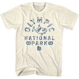 NATIONAL PARKS NPCA OLYMPIC NP PETROGLYPH S T-Shirt in Natural