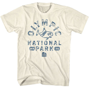 NATIONAL PARKS NPCA OLYMPIC NP PETROGLYPH S T-Shirt in Natural