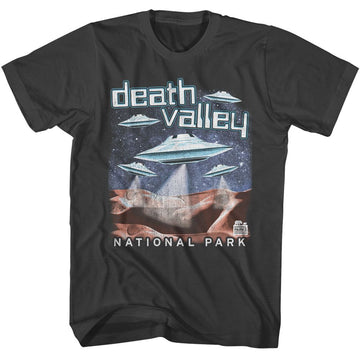 NATIONAL PARKS NPCA DEATH VALLEY UFOS S T-Shirt in Smoke