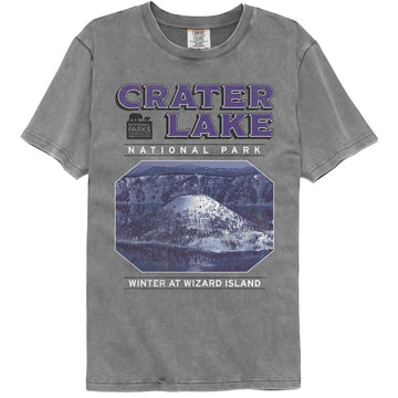 NATIONAL PARKS NPCA CRATER LAKE TABLETOP COMFORT COLOR S T-Shirt in GRAY