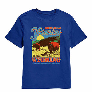 National Parks Og Yellowstone Royal Youth T-Shirt