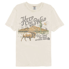NATIONAL PARKS NPCA KEEP WEST WILD COMFORT COLOR S T-Shirt in Ivory