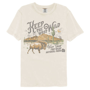 NATIONAL PARKS NPCA KEEP WEST WILD COMFORT COLOR S T-Shirt in Ivory