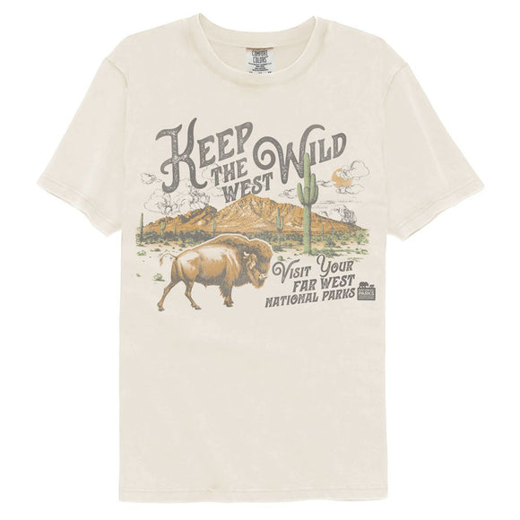 NATIONAL PARKS NPCA KEEP WEST WILD COMFORT COLOR S T-Shirt in Ivory