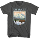 NATIONAL PARKS NPCA DENALI LANDSCAPE SHAPE S T-Shirt in Smoke