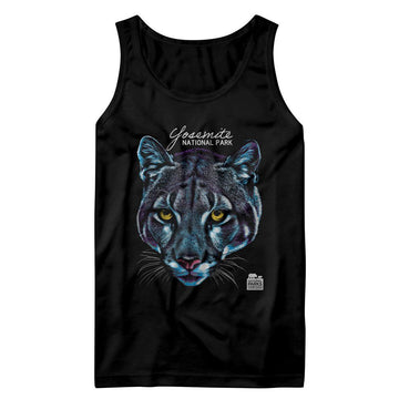 NATIONAL PARKS NPCA YOSEMITE COUGAR TANK S T-Shirt in Black
