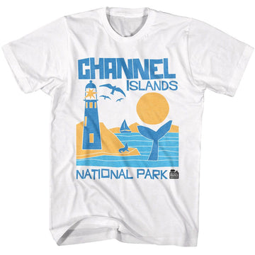 NATIONAL PARKS NPCA CHANNEL ISLANDS CUTOUT S T-Shirt in White