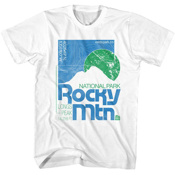 NATIONAL PARKS NPCA LONGS PEAK EXPEDITION S T-Shirt in White