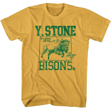 NATIONAL PARKS NPCA YELLOWSTONE VARSITY S T-Shirt in Ginger