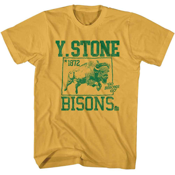 NATIONAL PARKS NPCA YELLOWSTONE VARSITY S T-Shirt in Ginger