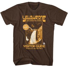 NATIONAL PARKS NPCA YELLOWSTONE 72 S T-Shirt in DARK Chocolate