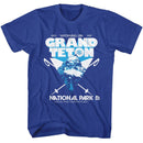 NATIONAL PARKS NPCA GRAND TETON PEAK S T-Shirt in Royal