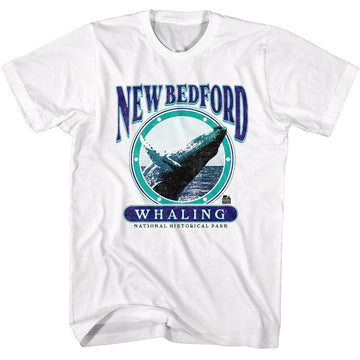 NATIONAL PARKS NPCA NEW BEDFORD WHALING 96 S T-Shirt in White