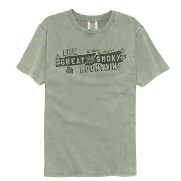 NATIONAL PARKS NPCA SMOKY MTN NP TWO STATES COMFORT COLOR S T-Shirt in Sandstone