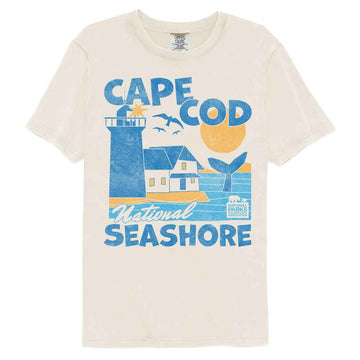 NATIONAL PARKS NPCA CAPE COD NAT SEASHORE COMFORT COLOR S T-Shirt in Ivory