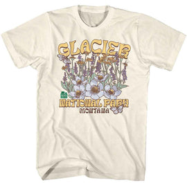 NATIONAL PARKS NPCA GLACIER WILDFLOWERS S T-Shirt in Natural
