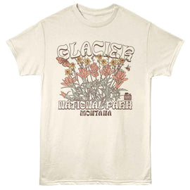NATIONAL PARKS NPCA GLACIER FLOWERS 2 S T-Shirt in Natural