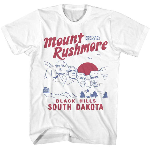 NATIONAL PARKS NPCA MOUNT RUSHMORE S T-Shirt in White