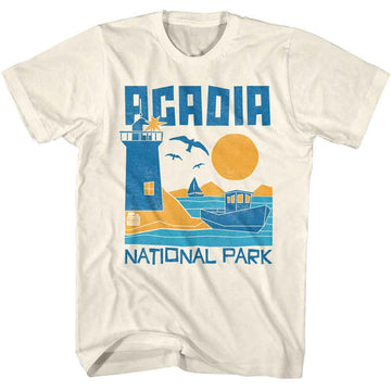 NATIONAL PARKS NPCA ACADIA ABBREVIATED S T-Shirt in Natural