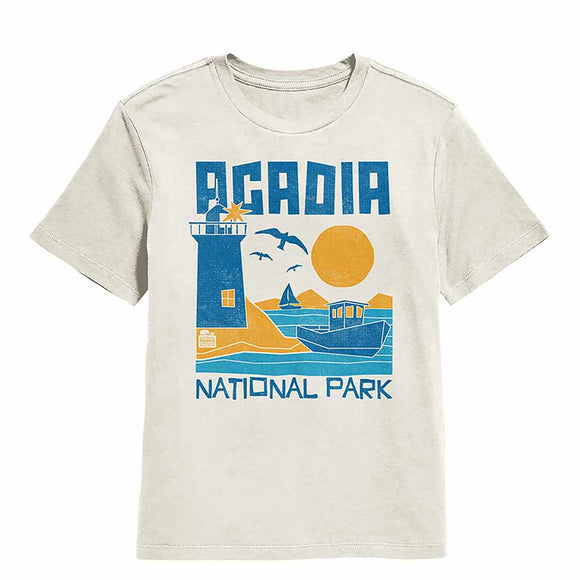 National Parks Acadia Abbreviated Natural Youth T-Shirt