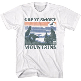 NATIONAL PARKS NPCA GSM BEAR AND MTNS S T-Shirt in White