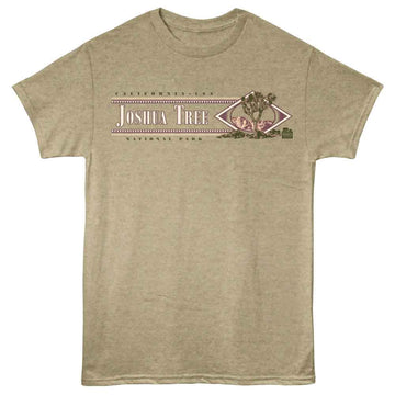 NATIONAL PARKS NPCA JOSHUA TREE RETRO S T-Shirt in Khaki Heather