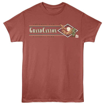 NATIONAL PARKS NPCA GRAND CANYON VINTAGE S T-Shirt in Terracotta