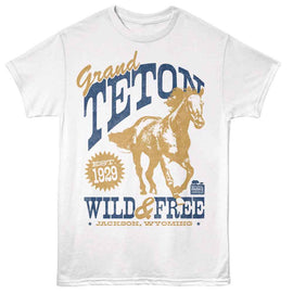 NATIONAL PARKS NPCA TETON WILD AND FREE S T-Shirt in White