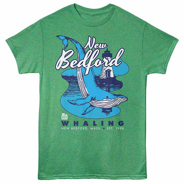 National Parks New Bedford Alt Kelly Heather Adult T-Shirt