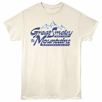 National Parks Great Smokies Natural Adult T-Shirt