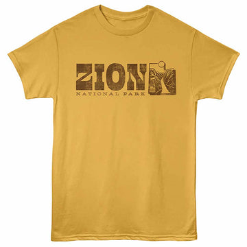 National Parks Zion Utah Ginger Adult T-Shirt