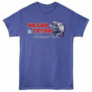 National Parks Grand Teton Np Royal Heather Adult T-Shirt
