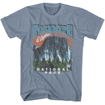 NATIONAL PARKS NPCA YOSEMITE EL CAPITAN S T-Shirt in Indigo Heather