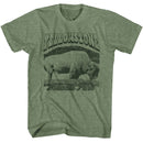 NATIONAL PARKS NPCA YELLOWSTONE BISON S T-Shirt in Military Green Heather