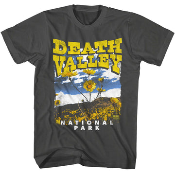 NATIONAL PARKS NPCA DEATH VALLEY MARIGOLDS S T-Shirt in Smoke